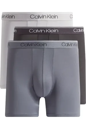 Calvin Klein 3-Pack Low Rise Microfiber Stretch Boxer Briefs in at Nordstrom, Size Small
