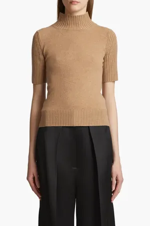Khaite Cecil Cashmere Mock Neck Sweater in at Nordstrom, Size X-Small