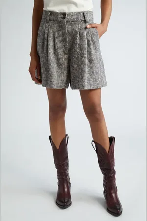 Golden Goose Journey Cotton Herringbone Shorts in at Nordstrom, Size 6 Us