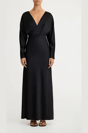 Significant Other Lucile Long Sleeve Satin Gown in at Nordstrom, Size 6
