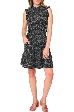 GIBSONLOOK The Summer Floral Print Party Dress in at Nordstrom, Size Small