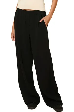 Solid Monaco Wide Leg Pants in at Nordstrom, Size Medium