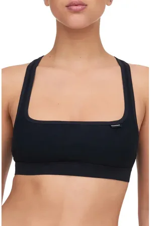 Chantelle Cotton Comfort Racerback Organic Cotton Bralette in at Nordstrom, Size Small