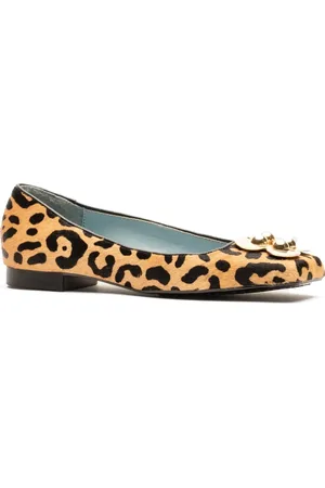 FRANCES VALENTINE Genuine Calf Hair Square Toe Ballet Flat in at Nordstrom, Size 9 M