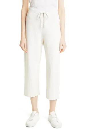 FRANK & EILEEN Catherine Crop Wide Leg Sweatpants in at Nordstrom, Size X-Large