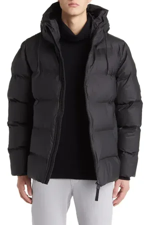 Rains Alta Waterproof Hooded Puffer Jacket in at Nordstrom, Size Large