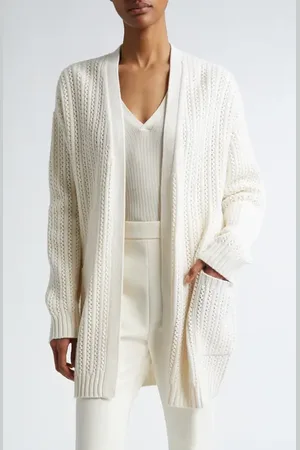 Max Mara Balzac Open Front Wool & Cashmere Cardigan in at Nordstrom, Size X-Large