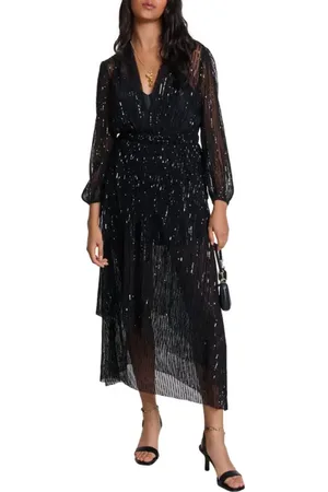 Maje Sequin maxi dress in at Nordstrom, Size 38 Eu