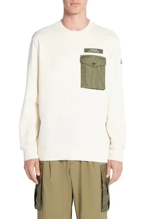 Moncler Contrast Pocket Sweatshirt in at Nordstrom, Size Small