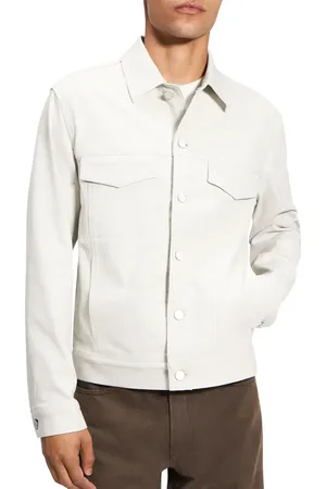 THEORY River Twill Trucker Jacker in at Nordstrom, Size Small