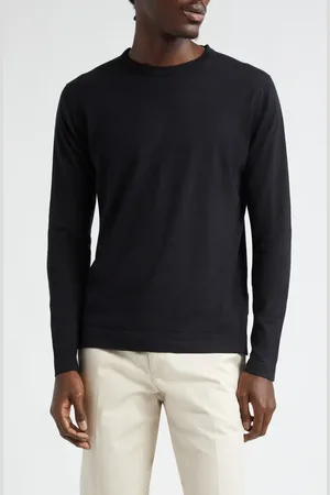 JOHN SMEDLEY Weatherby Cotton Sweater in at Nordstrom, Size Small