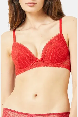 Etam Panama Underwire Plunge Push-Up Bra in at Nordstrom, Size 32B