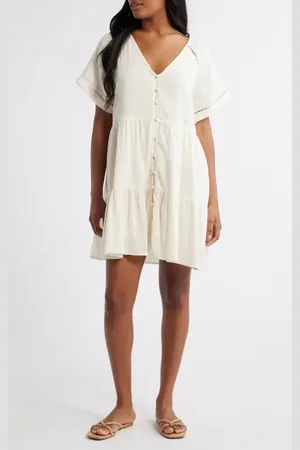 Rip Curl Desert Dreams Free Button Front Dress in at Nordstrom, Size Medium