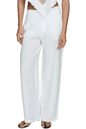 MANGO Linen Pants in at Nordstrom, Size 8