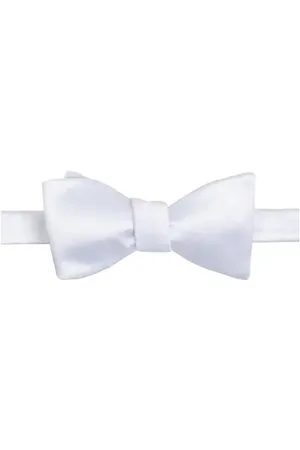 Brooklyn Brigade Solid Satin Bow Tie in at Nordstrom