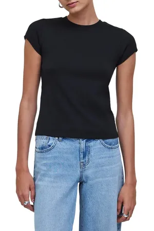 Madewell Supima?? Cotton Rib T-Shirt in at Nordstrom, Size Xx-Small