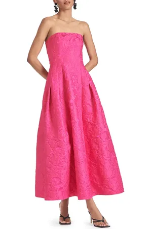 Sachin & Babi Margaux Floral Jacquard Strapless Gown in at Nordstrom, Size 14