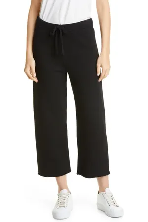 FRANK & EILEEN Catherine Crop Wide Leg Sweatpants in at Nordstrom, Size X-Small