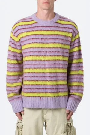 Mnml Striped Faux Mohair Sweater in at Nordstrom, Size Small
