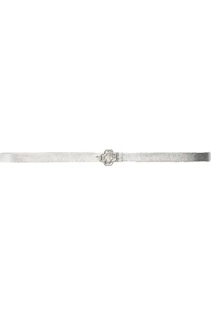 Maje Slim belt with Clover buckle in at Nordstrom, Size Small