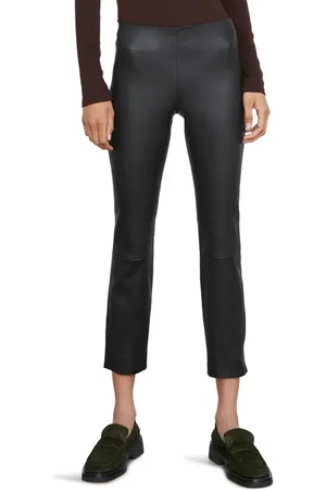 Vince Leather Crop Leggings in at Nordstrom, Size X-Small