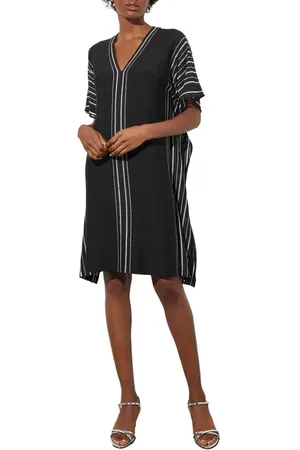Ming Wang Shimmer Stripe Knit Dress in at Nordstrom, Size X-Small