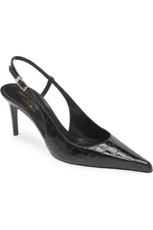 Saint Laurent Hacker Pointed Toe Slingback Pump in at Nordstrom, Size 6Us