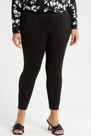 UNIVERSAL STANDARD Moro Pintuck Pleat Pull-On Pants in at Nordstrom