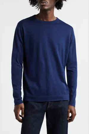 JOHN SMEDLEY Weatherby Cotton Sweater in at Nordstrom, Size Small
