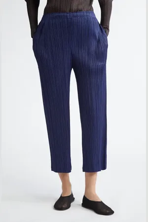PLEATS PLEASE ISSEY MIYAKE Pleated Straight Leg Pants in at Nordstrom, Size 2