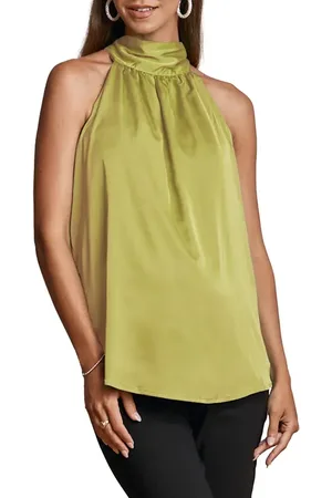 Angel Maternity Halter Maternity Blouse in at Nordstrom, Size X-Small