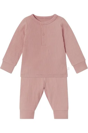 Mori Rib Fitted Two-Piece Pajamas in at Nordstrom, Size 6-9M