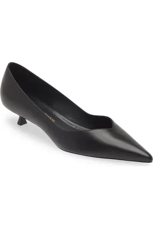 Stuart Weitzman Eva Kitten Heel Pointed Toe Pump in at Nordstrom, Size 8.5