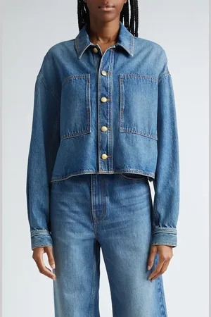 ULLA JOHNSON The Bobbi Denim Jacket in at Nordstrom, Size X-Large