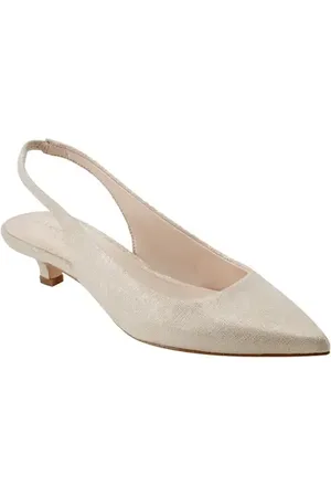 MARC FISHER Posey Kitten Heel Slingback Pump in at Nordstrom, Size 7.5