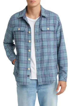 Rails Berkshire Herringbone Check Shirt Jacket in at Nordstrom, Size Small