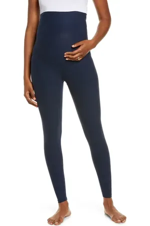 Beyond Yoga Empire Waist Maternity Leggings in at Nordstrom, Size Large