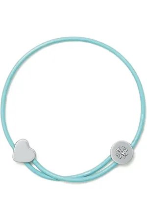 Tory Burch Kira Slider Bracelet in Tory Silver /Light Blue at Nordstrom