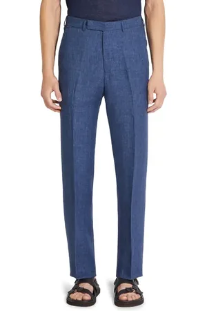 Ermenegildo Zegna Oasi Linen Trousers in at Nordstrom, Size 30 Us