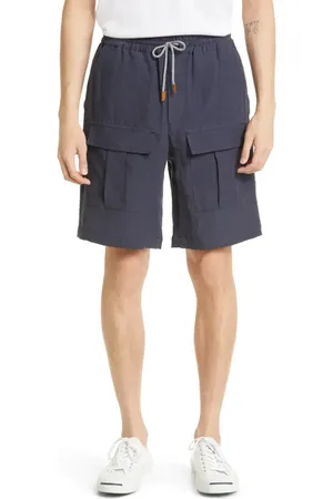 ELEVENTY Linen Cargo Bermuda Shorts in at Nordstrom, Size 34