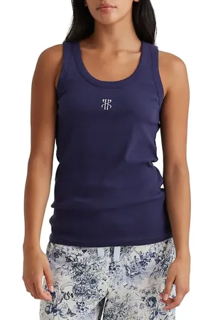 Papinelle Rib Logo Graphic Tank in at Nordstrom, Size X-Small