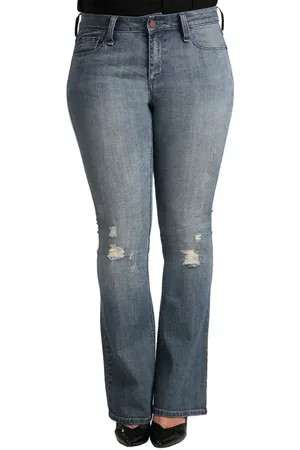 Standards & Practices Clarice Uptown Mid Rise Bootcut Jeans in at Nordstrom, Size 14W