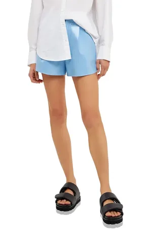 Grey Lab Shiny Faux Leather Shorts in at Nordstrom, Size Medium