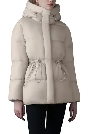 Mackage Freya-SW Water Repellent 750 Fill Power Down Puffer Jacket in at Nordstrom, Size Large