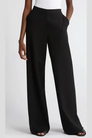 Nordstrom Flat Front Wide Leg Pants in at , Size 00