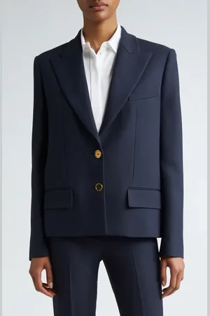 Michael Kors Double Crepe Sabl?? Crop Blazer in at Nordstrom, Size 0