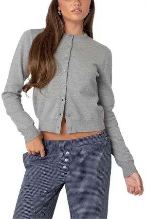 Edikted Shlo Crop Cardigan in at Nordstrom, Size X-Small