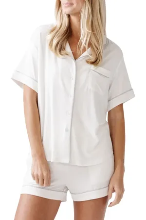Cozy Earth Short Sleeve Knit Pajamas in at Nordstrom, Size X-Small