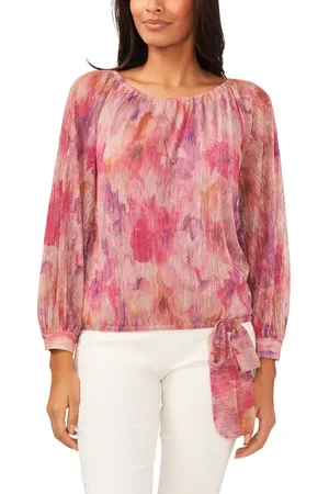 Chaussmoi Metallic Floral Blouse in at Nordstrom, Size Medium