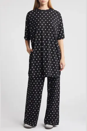 Dressed in Lala Leveled Up Pliss?? Tunic & Wide Leg Pants in at Nordstrom, Size Small